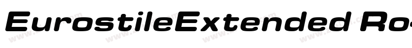 EurostileExtended Ro字体转换